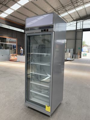 Commercial Bottle Beverage Refrigerator With One Swing Glass Door
