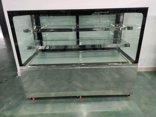 İç LED Işıkları ile Fan Soğutma Tatlı Ekran Chiller