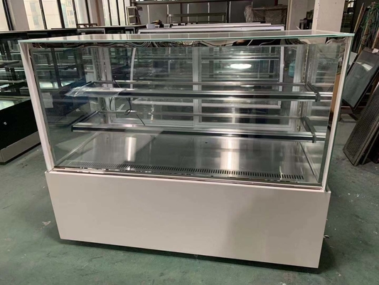 2PCS kadar Cam Raflı Enerji Tasarruflu Ekmek Teşhir Dolabı