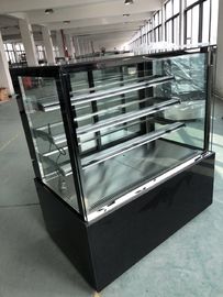 Dikdörtgen Fırın Teşhir Dolabı 1200mm Uzun Dijital Termostat 600L Ekran Hacmi
