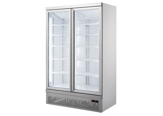 Alttan Montajlı Hava Soğutma 1260L Çift Cam Kapı Buzdolabı