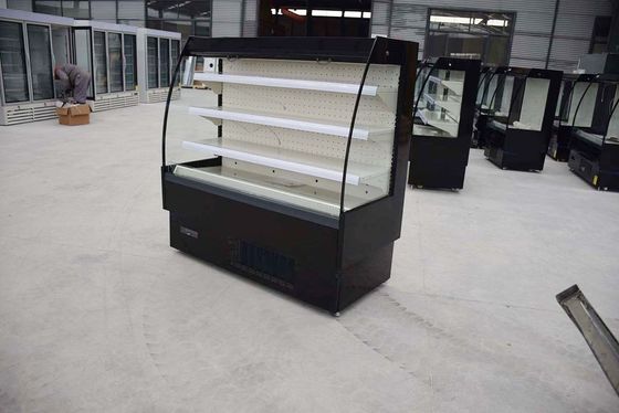 Otomatik Evaporatör Su Tepsili Perakende Açık Ön Teşhir Dolabı