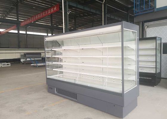Açık Ön Hava Soğutmalı Çok Katlı Ekran Soğutucu Otomatik Buz Çözme