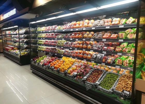 Multiplex Duvar Sitesi Çok Katlı Açık Ekran Soğutucu Otomatik Buz Çözme