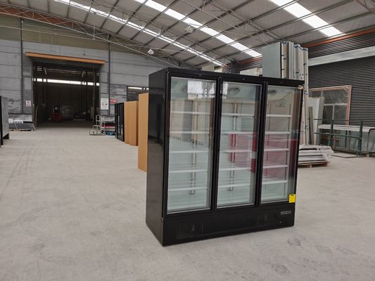 15 ADET PVC Kaplı R404a Üç Cam Kapılı Vitrin Vitrin Chiller