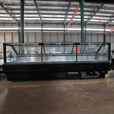 Hidrolik Düz Cam R290 Et Soğutma Vitrin Fanı Soğutma