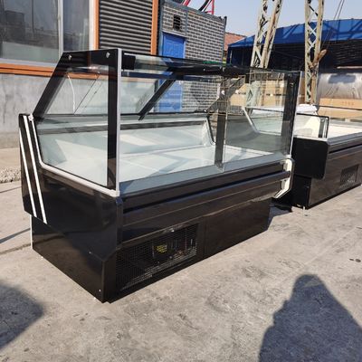 Ön Düz Kaldırma Cam Kapı 220L Deli Teşhir Dolabı R290 Soğutucu