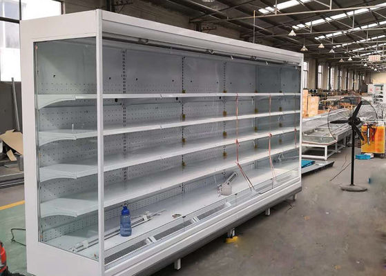 R448a Enerji Tasarruflu Uzaktan Çok Katlı Chiller Otomatik Buz Çözme 5 Adet Yukarı Raf