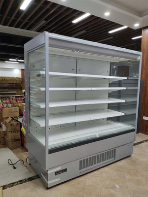 Et için Fan Soğutma Dik Açık Ön Buzdolabı R404a